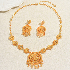 Vintage Women's Alloy Stud Dangle Earrings & Necklaces Sets&nbsp;YG9645