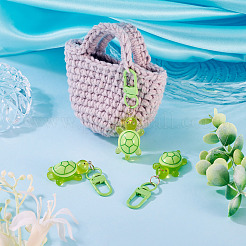 3Pcs Resin Tortoise Pendant Keychains&nbsp;KEYC-TA0004-66B