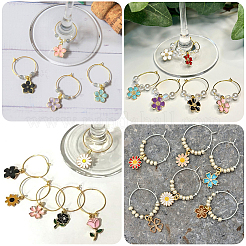DIY Wine Glass Charm Making Kit&nbsp;DIY-SC0032-44