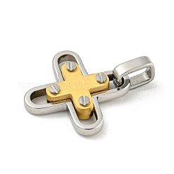 Ion Plating(IP) 304 Stainless Steel Pendants&nbsp;STAS-F307-17GP
