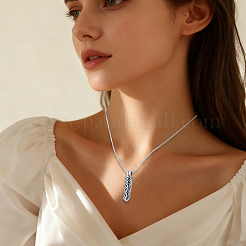 DIY Stainless Steel Pendant Necklaces Making Kits&nbsp;DIY-CN0003-75P