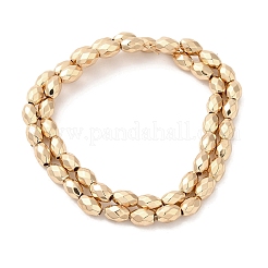 Electroplated Strong Magnetic Synthetic Hematite Beads Strands&nbsp;G-P518-03A
