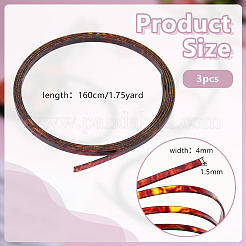 Plastic Guitar Edging Strips&nbsp;OCOR-WH0077-135C