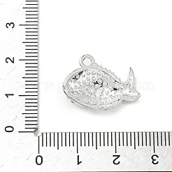 Alloy Rhinestone Pendants&nbsp;PALLOY-P313-12A-P