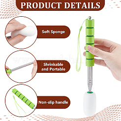 2Pcs 2 Styles Telescopic Silicone Sponge Cup Brush&nbsp;TOOL-UN0001-55