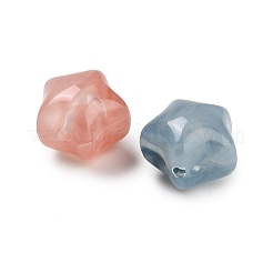 Gradient Color Opaque Acrylic Beads&nbsp;SACR-P035-07