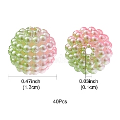 Imitation Pearl Acrylic Beads&nbsp;OACR-FS0001-42B