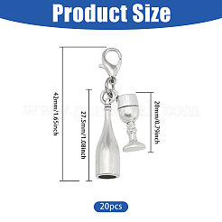 20Pcs Alloy Pendant Decorations&nbsp;HJEW-PH02484