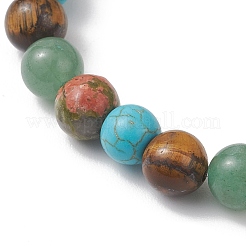 Natural & Synthetic Gemstone Beads Stretch Bracelets for Women&nbsp;BJEW-JB13270
