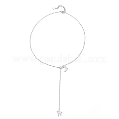 304 Stainless Steel Lariat Necklaces&nbsp;NJEW-JN05512-01