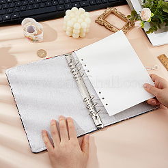 Linen Loose-leaf Planner Notebook Cover&nbsp;OFST-WH0050-042A-01