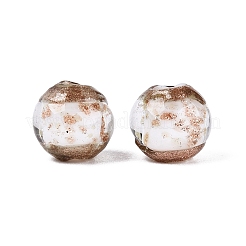 Handmade Gold Sand Lampwork Beads&nbsp;LAMP-N045-01B