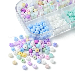 480Pcs 12 Colors 6/0 Glass Seed Beads&nbsp;SEED-FS0001-27