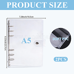 PVC Loose-leaf Notebook Cover&nbsp;AJEW-CP0011-70A