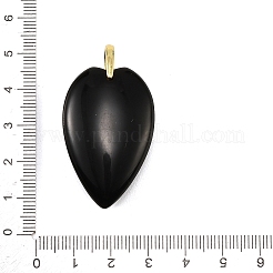 Natural Obsidian Pendants&nbsp;G-G470-01G-01