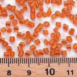 8/0 Glass Bugle Beads&nbsp;SEED-S032-07A-29