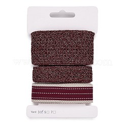 9 Yards 3 Styles Polyester Ribbon&nbsp;SRIB-A014-A08