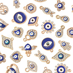 36Pcs 18 Styles Alloy Enamel Charms&nbsp;ENAM-FS0002-87