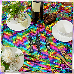 Polyester Sequin Fabric&nbsp;DIY-WH0028-74A