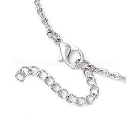 Handmade Flower Printed Porcelain Ceramic Bead Kettle Pendant Necklaces&nbsp;NJEW-JN05257