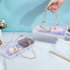 Rectangle Folding Paper & Plastic Storage Boxes with Polyester Rope Handle&nbsp;CON-WH0089-171B-01