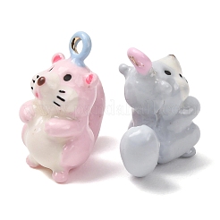 Alloy Enamel Pendants&nbsp;AL-CBA61EE-07