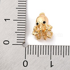 Brass Pendants With Clear Cubic Zirconia&nbsp;KK-S403-01G