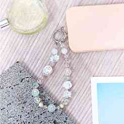 1Pc Glass Mobile Straps&nbsp;AJEW-SZ0002-95C