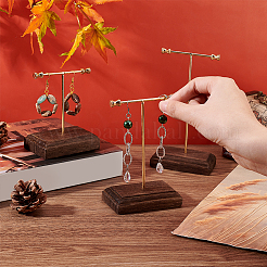 3 Sets 3 Sizes Iron Earring Display Stand Set&nbsp;EDIS-WH0024-10G