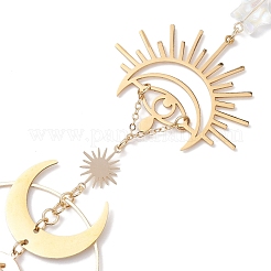 Brass Moon Eye Hanging Ornaments&nbsp;HJEW-TA00219
