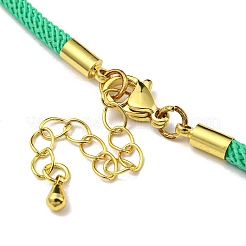 Nylon Cords Bracelet Makings Fit for Connector Charms&nbsp;AJEW-P116-02G