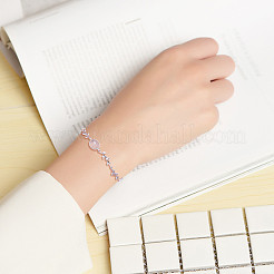 925 Sterling Silver Link Bracelets&nbsp;JB690A