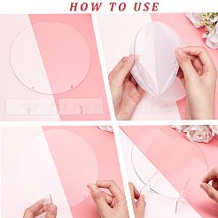 Acrylic Blank Table Signs&nbsp;DIY-WH0019-96