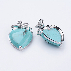 Natural & Synthetic Mixed Stone Pendants&nbsp;G-E433-B-P