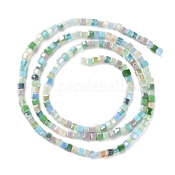Electroplate Glass Beads Strands&nbsp;GLAA-P056-02B