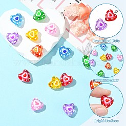 14Pcs 7 Styles Glass Beads&nbsp;LAMP-CJ0002-50