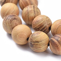 Natural Wood Beads Strands&nbsp;WOOD-F008-05-A