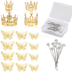 Crown Zinc Alloy Cake Decoration&nbsp;AJEW-CP0008-85S