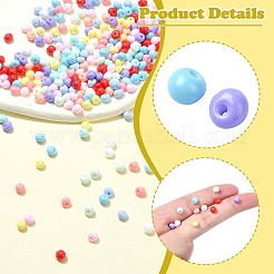 180G 12 Colors 6/0 Opaque Baking Paint Glass Seed Beads&nbsp;SEED-CJ0001-23