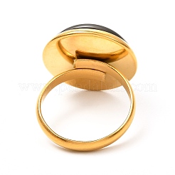Half Round Mixed Gemstone Ring for Girl Women&nbsp;RJEW-JR00396