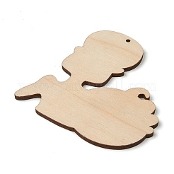 Natural Wood Big Pendants&nbsp;WOOD-B001-24