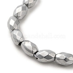 Electroplated Strong Magnetic Synthetic Hematite Beads Strands&nbsp;G-P518-02E