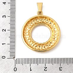 304 Stainless Steel Textured Pendants&nbsp;STAS-C163-06B-G