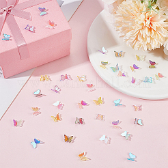 100Pcs Butterfly Resin Cabochon&nbsp;DIY-GF0010-06B