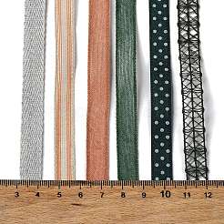 18 Yards 6 Styles Polyester Ribbon&nbsp;SRIB-C001-G05