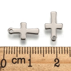 Tarnish Resistant Stainless Steel Tiny Cross Charms&nbsp;LS-STAS-Q168-07