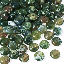 80Pcs 61G Acrylic Imitation Gemstone Beads&nbsp;MACR-TADJ0001-10C