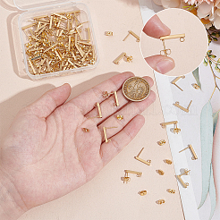 80Pcs 304 Stainless Steel Stud Earring Findings&nbsp;STAS-UN0059-18