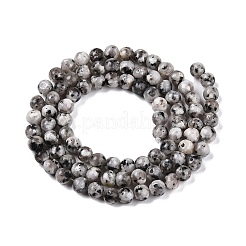 Dyed Natural White Jade Beads Strands&nbsp;G-T140-4mm-B02