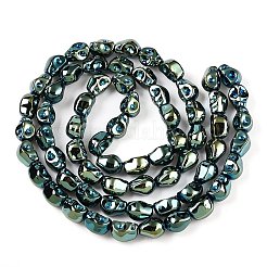 Electroplate Glass Beads Strands&nbsp;EGLA-T021-09K